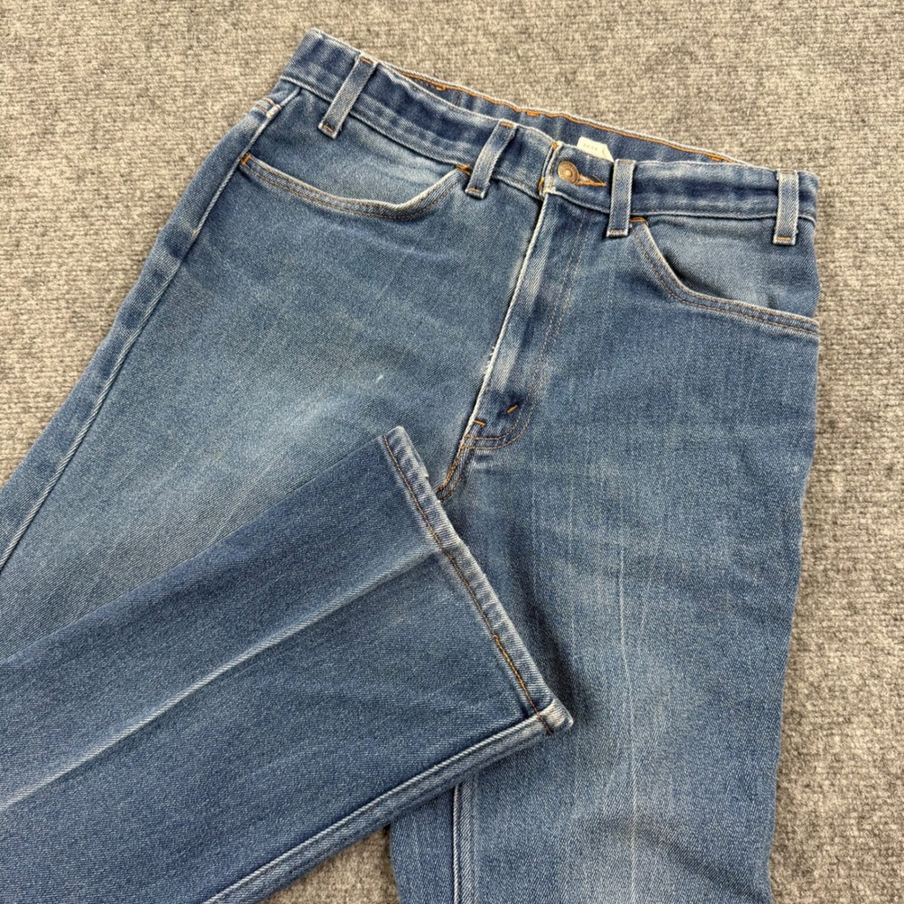 Levi's Jeans W32‎ L30 Blue Y2K Vintage Brown Tab Straight Leg Men's
